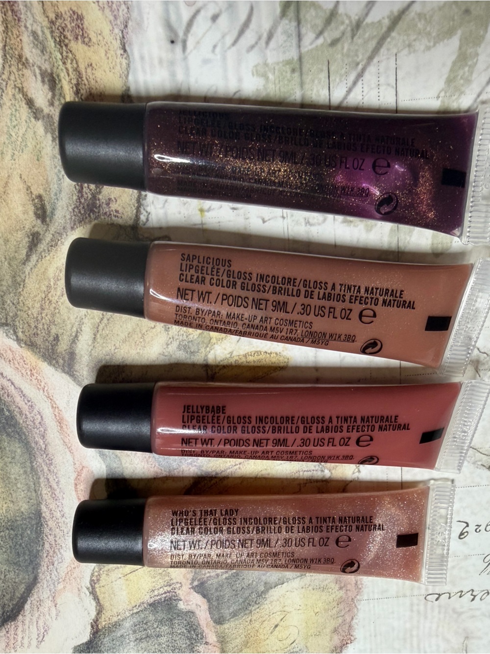MAC COSMETICS LOT OF 4 LIPGELEES Bundle Reserved for Olechkanova ONLY! - Picture 3 of 5